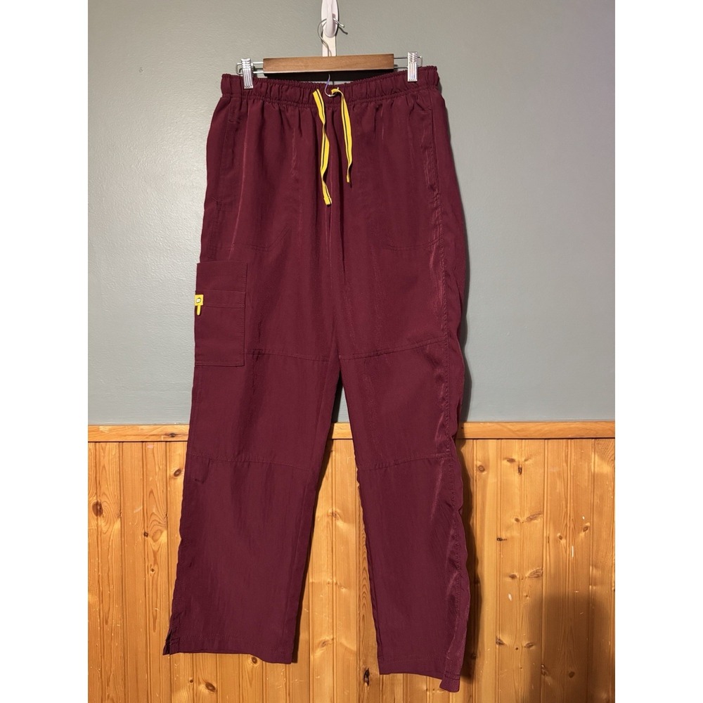 Wink Spread‎ Good Cheer Scrub Pants Womens Xlg Cargo Pocket Medical Drawstring
